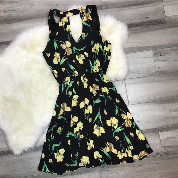 Lush Dresses & Skirts - Lush XS black floral summer dress